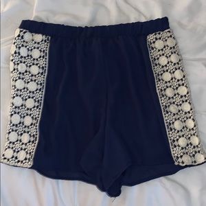 Navy shorts